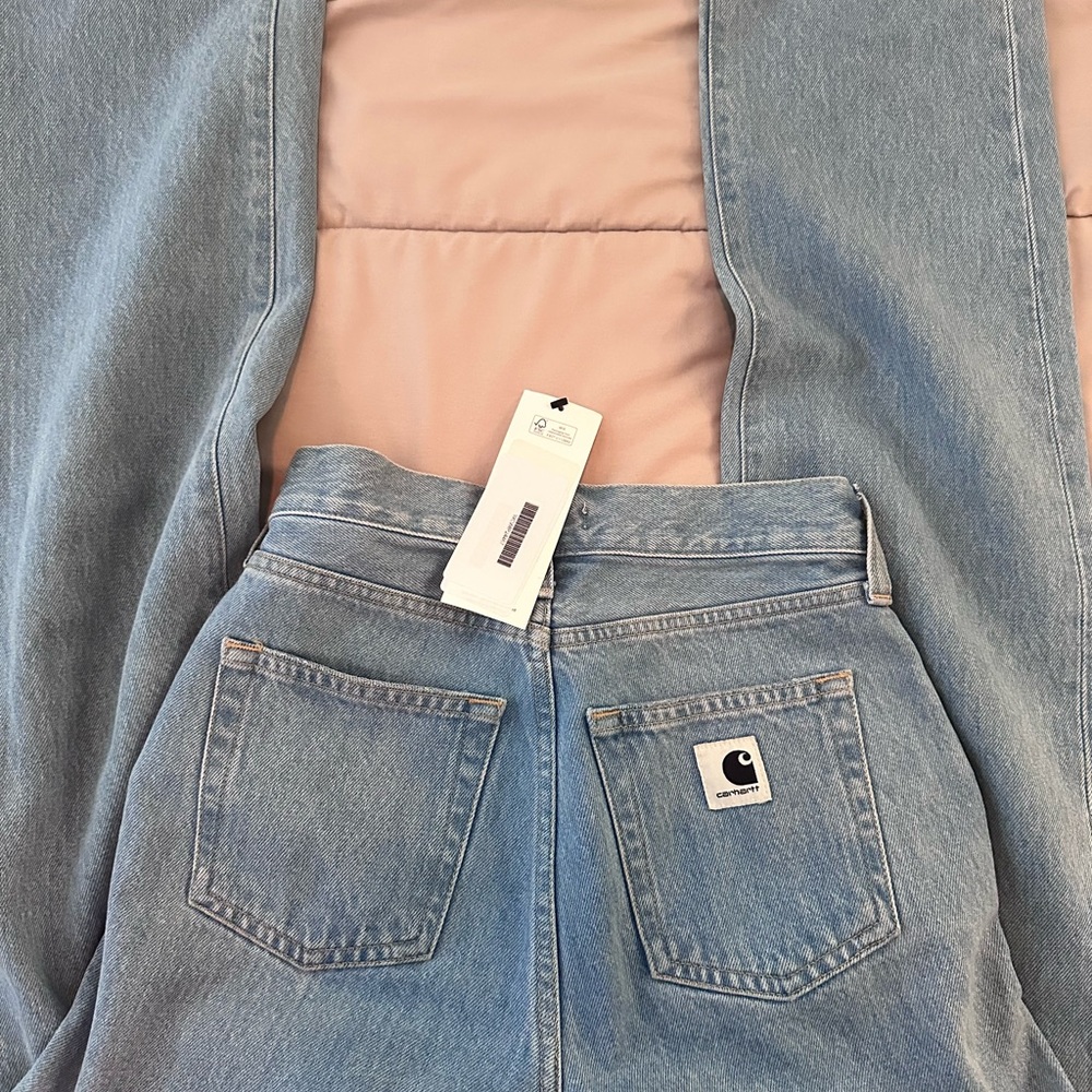 Carhartt Light Blue Straight-Leg Women's Jeans